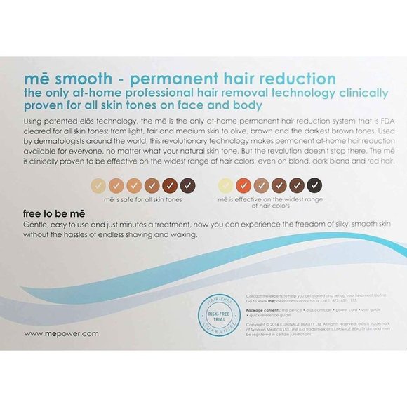 mē Smooth Permanent Hair Reduction Device with FDA Cleared elōs Technology - Picture 6 of 7